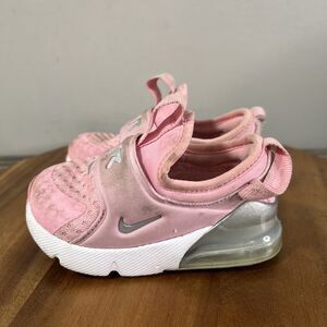 Nike Air Max 270 Extreme Youth Size 6C Pink White Shoes Sneakers CI1109-600